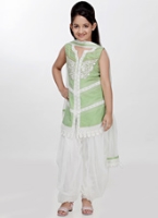 Girlish - Dhoti Style Salwar Suit Set With Dupatta