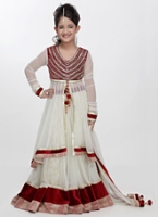 Girlish - Full Sleeves Choli And Lehenga Set With Dupatta