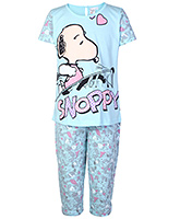 BedBugs - Half Sleeves Printed Night Suit