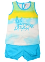 Bed Bugs - Hot Summer Days Print Multicolored Nightsuit