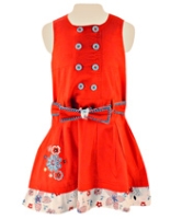 Nauti Nati - Sleeveless Frock With Embroidery