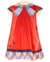 Nauti Nati - French Sleeves Frock With Embroiderey