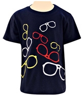 Nauti Nati - Half Sleeves T-Shirt With Specs Print