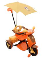 Fab N Funky - Orange Scooter Style Baby Tricycle