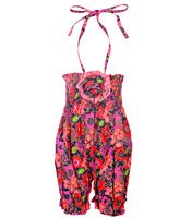 Little Darling - Floral Print Balloon Romper