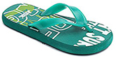 Bata - Printed Green Flip Flop