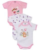 Baby Hug - Half Sleeves Printed Onesies