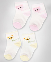 Cute Walk -  Socks With Teddy Print