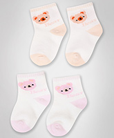 Cute Walk -  Socks With Teddy Print