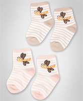 Cute Walk -  Socks With Teddy Print