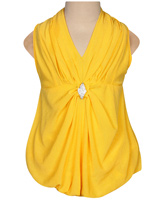 SAPS - Sleeveless Party Frock With Gathered Pleats