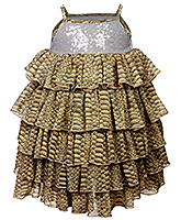 Little Darling - Singlet Cascading Layered  Party Dress
