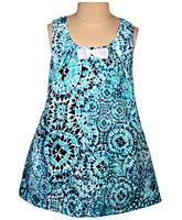 Little Darling - Sleeveless Printed A Line Dress