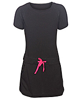 Little Darling - Short Sleeves Black Dress