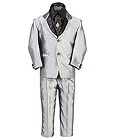 SAPS - Party Wear Suit With Contrast Shirt