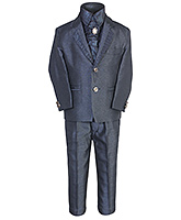 SAPS - Party Wear Suit With Shimmer Satin Shirt