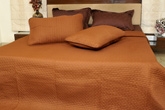 Story Premium Double Bed Cover - Choco B1