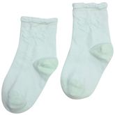 Mustang - Light Green Socks With Bow Design