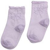 Mustang - Purple Socks With Bow Design