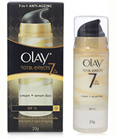 Olay Total Effects 7 In 1 Anti Ageing Cream Plus Serum Duo