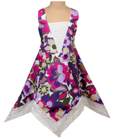 Kilkari - Sleeveless Frock With Lace