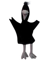 Tickles - Crow Puppet Soft Toy