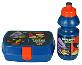 Angry Bird - Lunch Box And Water Bottle Set Blue