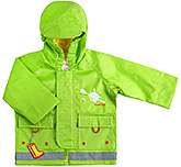 Kushies Baby - Green Rain Jacket