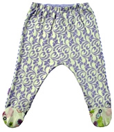 Kushies Baby - Floral Print Footed Leggings