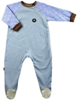 Kushies Baby - Stripes Print Boys Romper
