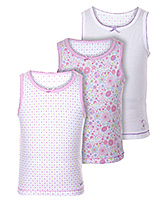 Lady Bird - Multi Print Set of 3 Girls Slips