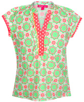 Biba - Short Sleeves Floral Print Kurti