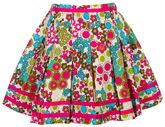 Ladybird - Floral Print Skirt With Pleats