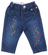 Lady Bird - Capri With Embroidery