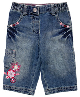 Lady Bird - Embroidered Capri