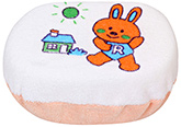 Fab N Funky - Bath Sponge With Rabbit Print