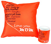 meSleep Combo of Cushion Cover and Coffee Mug MC Arc