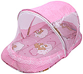 Fab N Funky - Musical Mosquito Net Bedding Set Bear Print
