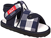 Cute Walk - Blue Checks Sandals
