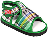 Cute Walk - Green Checks Sandals