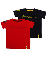 Gini & Jony - Half Sleeves Printed T-Shirt Pack Of 2