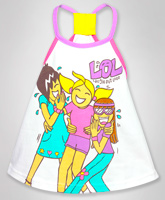 I Like Pink - Singlet Printed Frock
