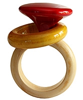 Aatike -  Wooden Rattle Crown