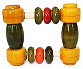 Aatike - Wooden Rattle Rectangle