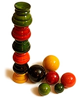  Aatike - Ball Balancer Wooden Game 