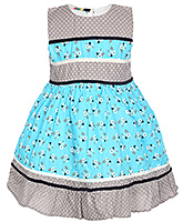 SAPS - Sleeveless Frock With Floral Print
