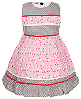 SAPS - Sleeveless Floral Print Frock
