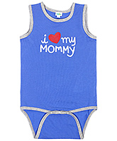 Baby Hug - Boys  Blue Sleeveless Onesies