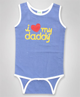 Baby Hug - Sleeveless Heart Printed Onesies