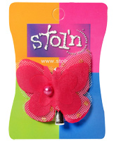 Stol'n - Dark Pink Butterfly Hair Clip